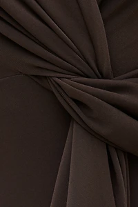 Haut licou drapé à l’avant