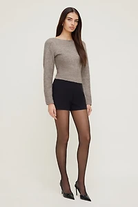 Short A coupe en et taille ultrahaute