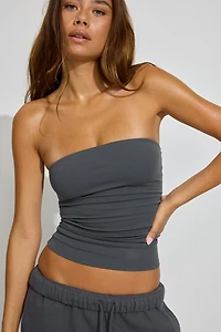 Ruched Sleek Tube Top
