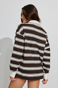 Relaxed Longsleeve Rugby Shirt