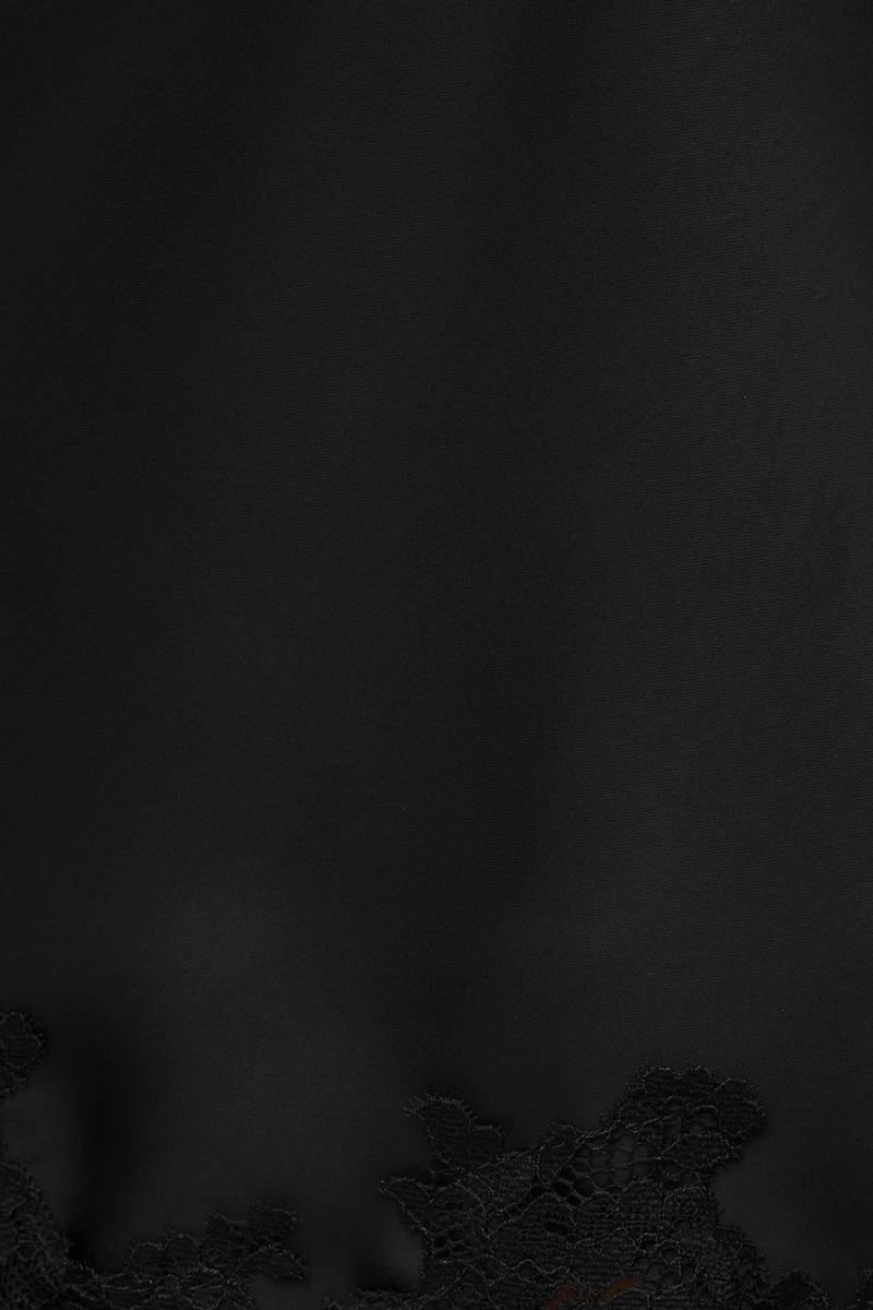 Alli Lace Satin Mini Skirt