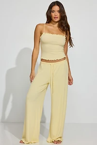 Pointelle Slouchy Pants