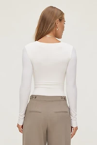 Sculpt Deep Plunge Bodysuit