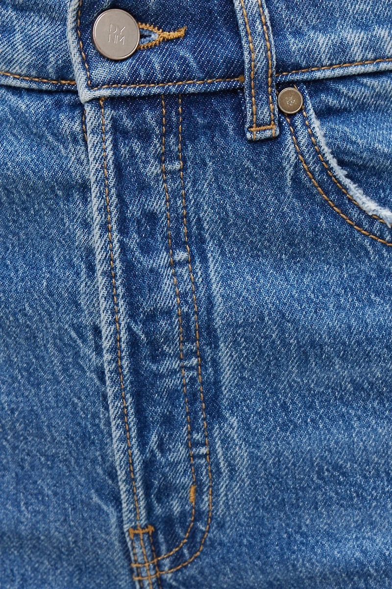 Olivia Comfort High Rise Straight Leg Jeans