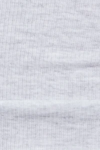 Cap Sleeve Ribbed T-Shirt