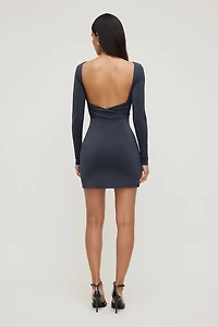 Sculpt Open Back Mini Dress