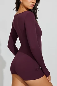 Active Squareneck Romper