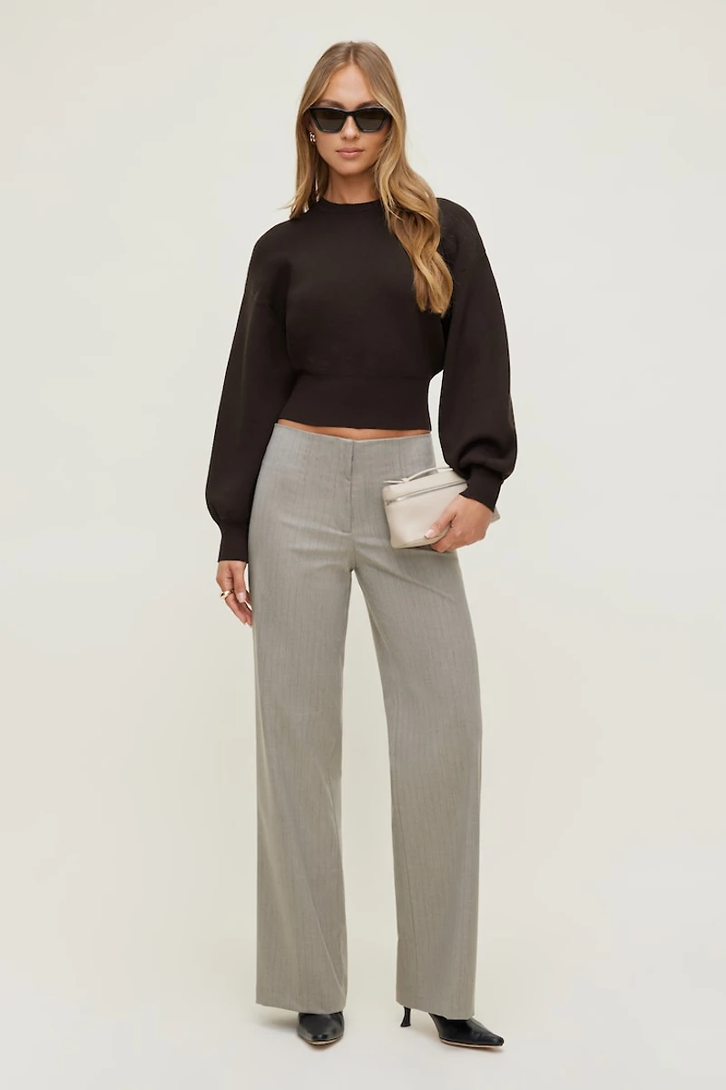 Chandail à manches bouffantes