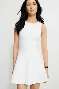 Penelope Boat Neck Mini Sweater Dress