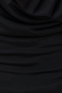 Haut licou en maille à col châle