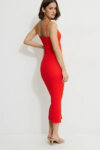 Simona Textured Maxi Dress