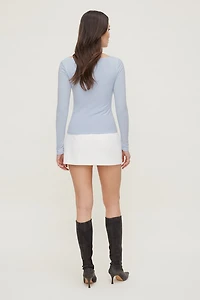 Nola Sculpt Long Sleeve Top