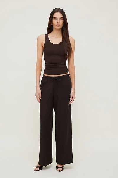 Leo Linen Wide Leg Pants