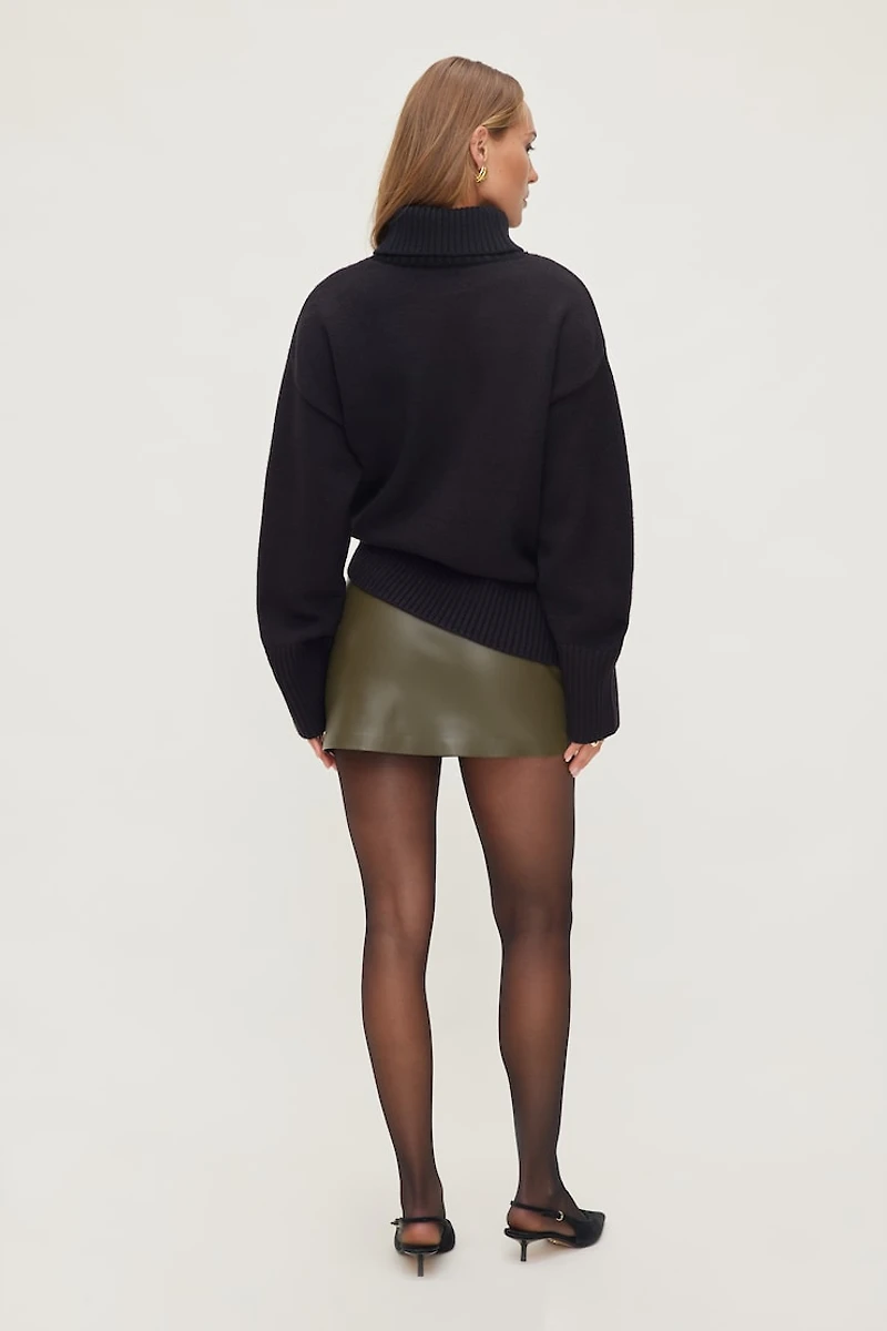 Kylie Faux Leather Mini Skirt