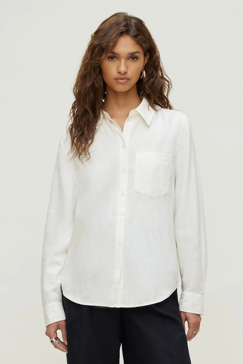 Oversized Linen Shirt