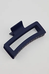 Grosse pince à cheveux rectangulaire