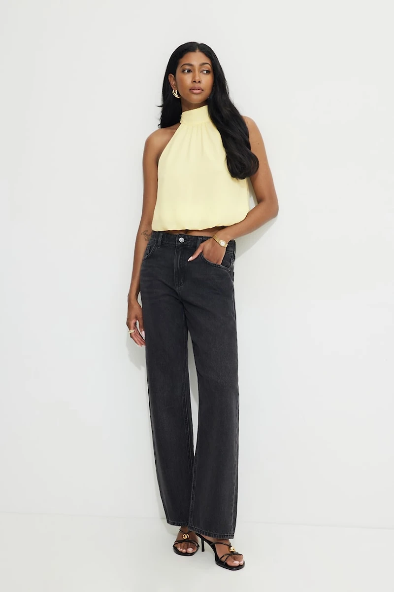 Bubble Halter Blouse