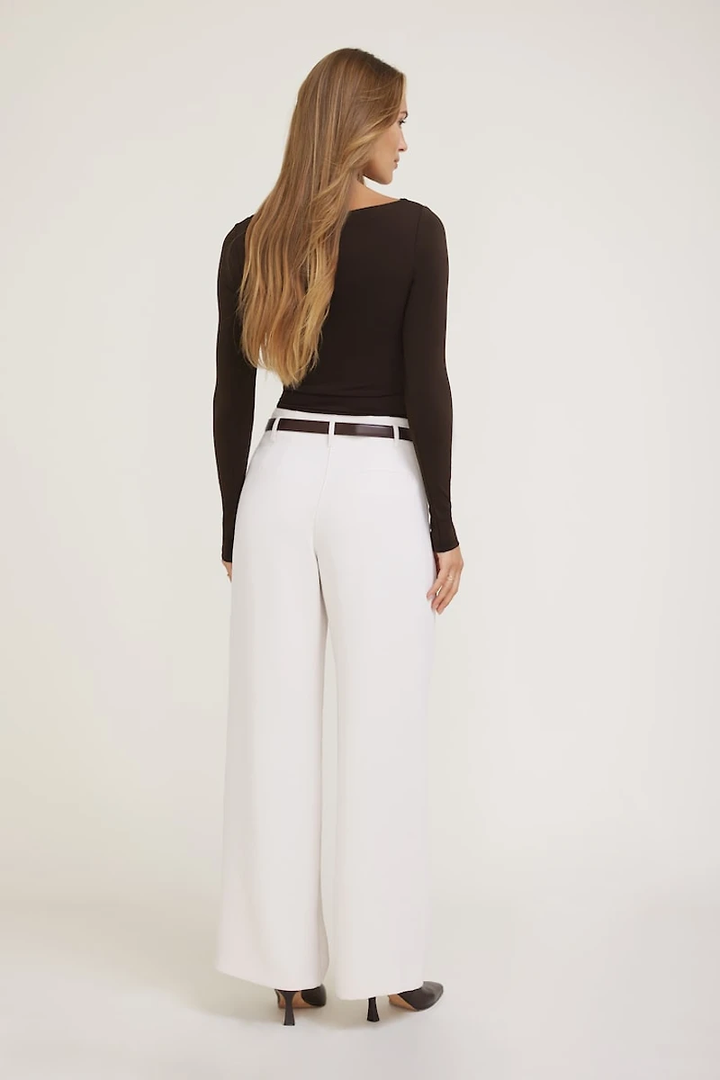 Haut sculptant à manches longues Nola