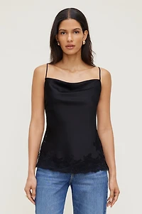 Madi Lace Satin Cami Top