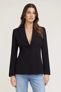 Fitted Single Button Blazer