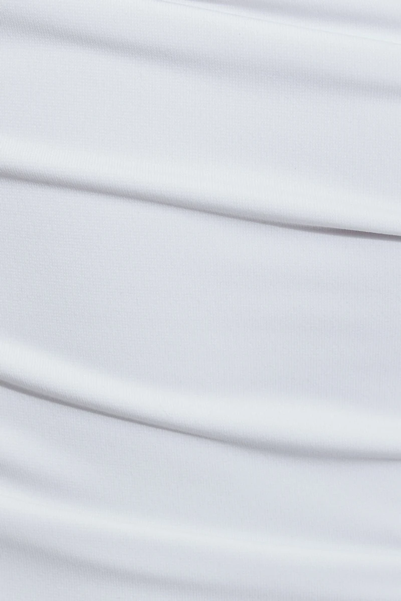 Haut à col châle nouer au dos