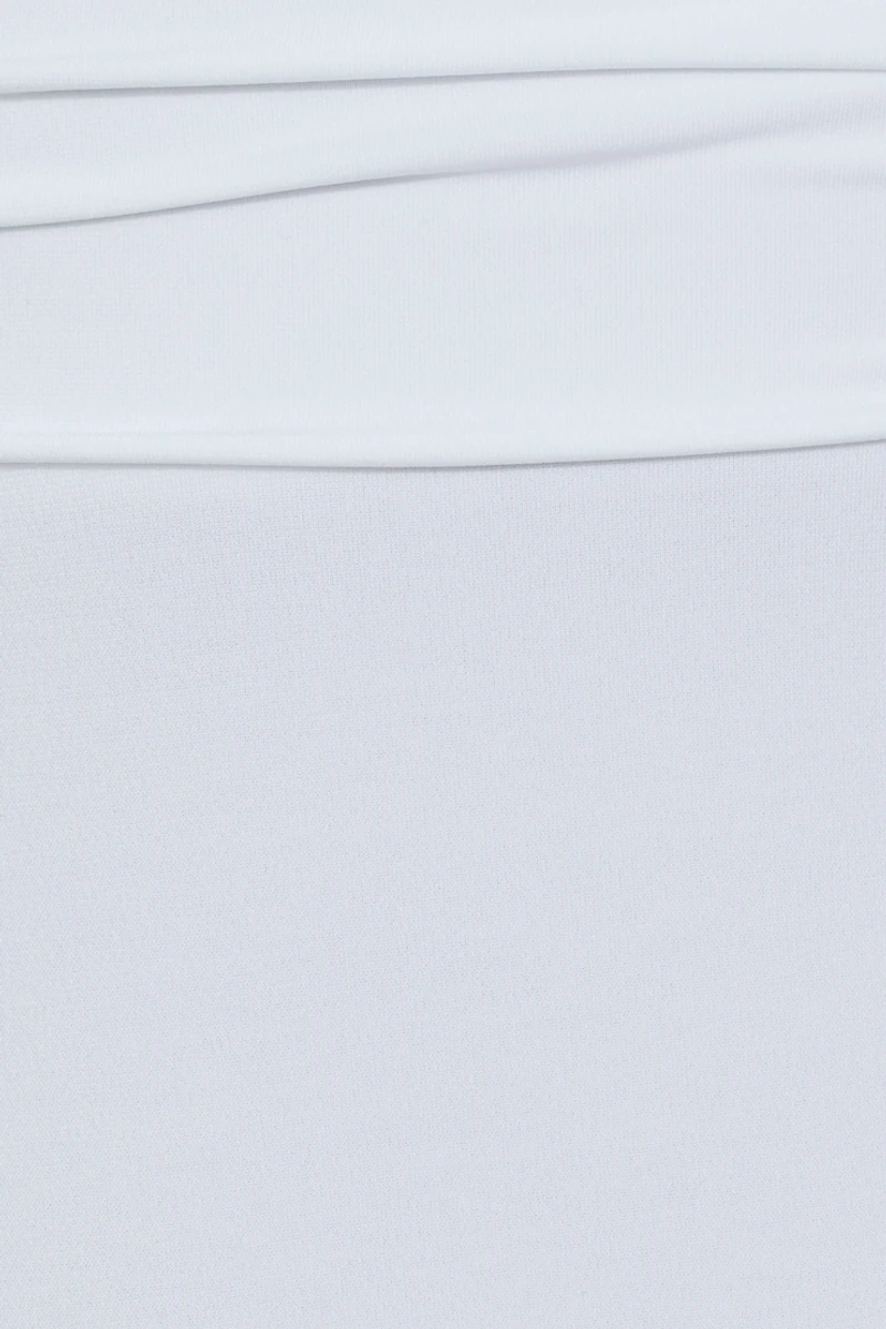 Plunge Halter Hankerchief Top