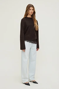 Mika Mid Rise Relaxed Straight Leg Jeans