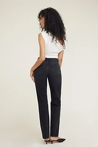 Cara High Rise Straight Leg Jeans