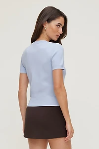 Clara Short Sleeve Sweater