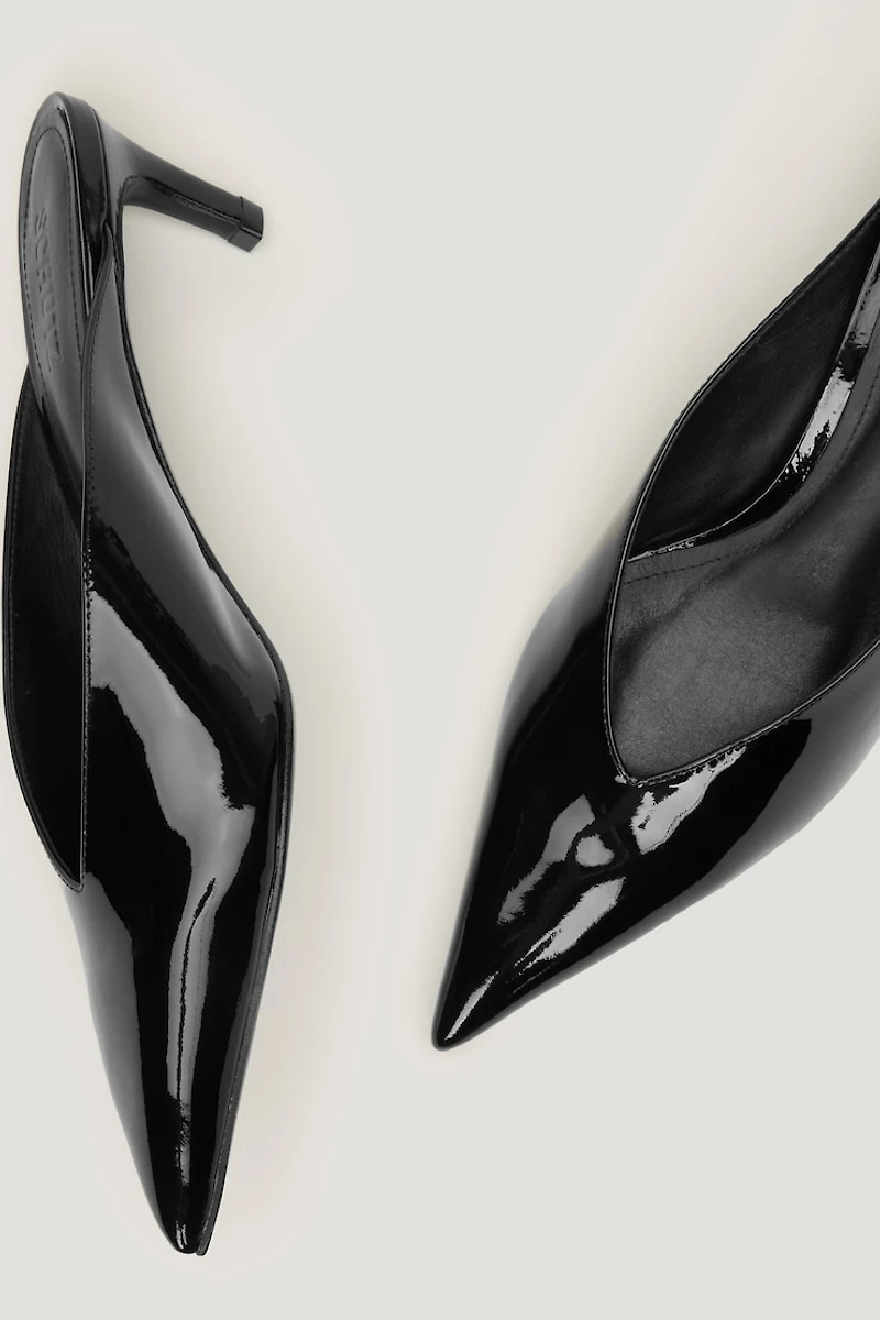SCHUTZ | Loren Patent Heeled Mules