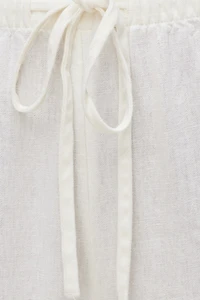 Leo Linen Wide Leg Pants