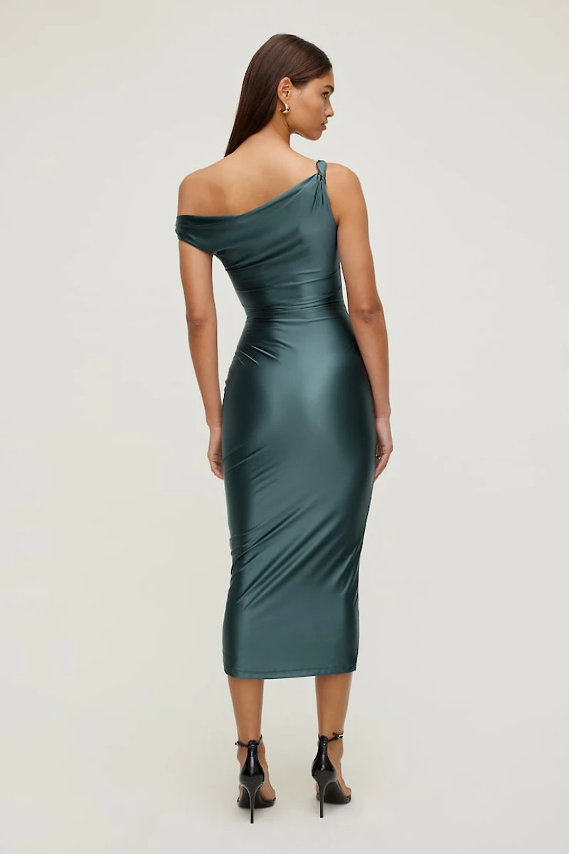 Jayde Stretch Satin Maxi Dress