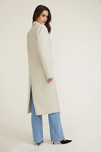 Oversized Double Breasted Wool Coat