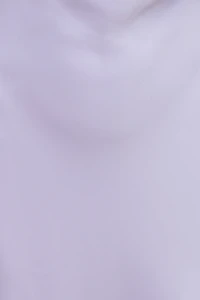 Robe maxi en satin à dos torsadé