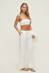 Leo Linen Wide Leg Pants