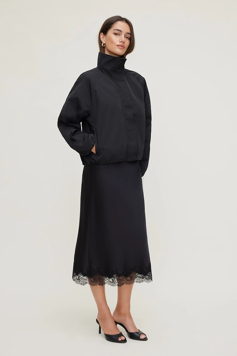High Neck Wind Anorak