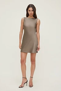 Nora Satin Mini Slip Dress