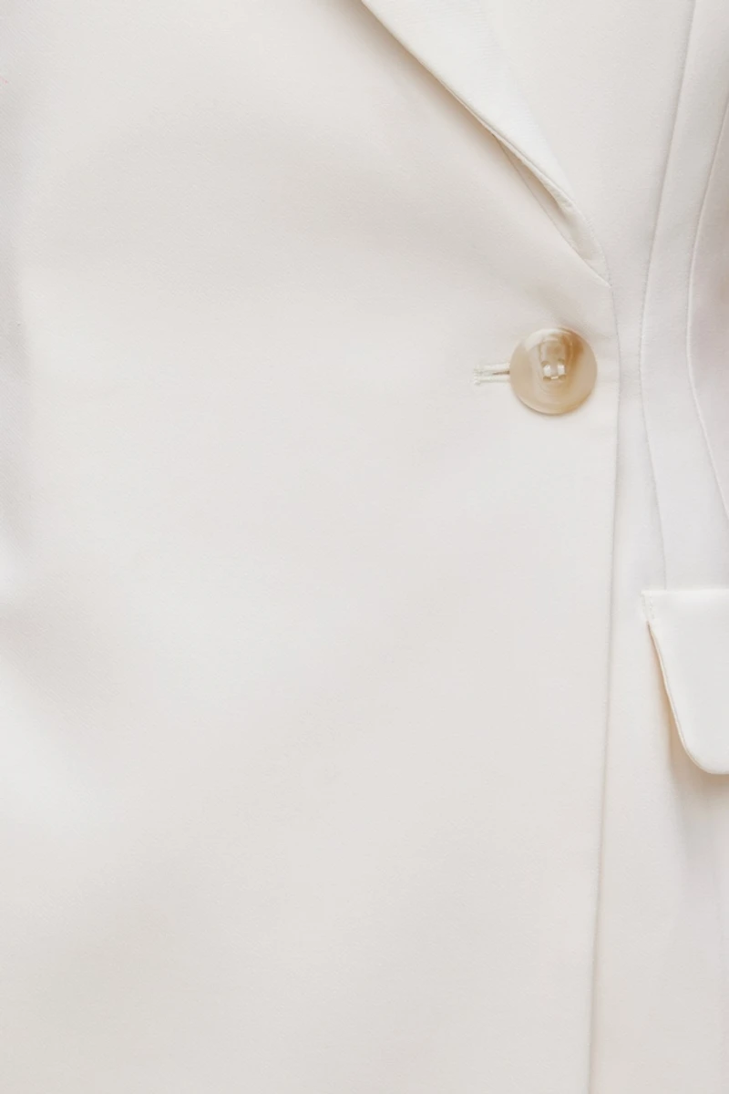 Cap Sleeve Blazer Romper Mini Dress