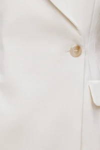 Cap Sleeve Blazer Romper Mini Dress