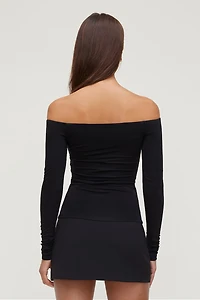 Off Shoulder Long Sleeve Top