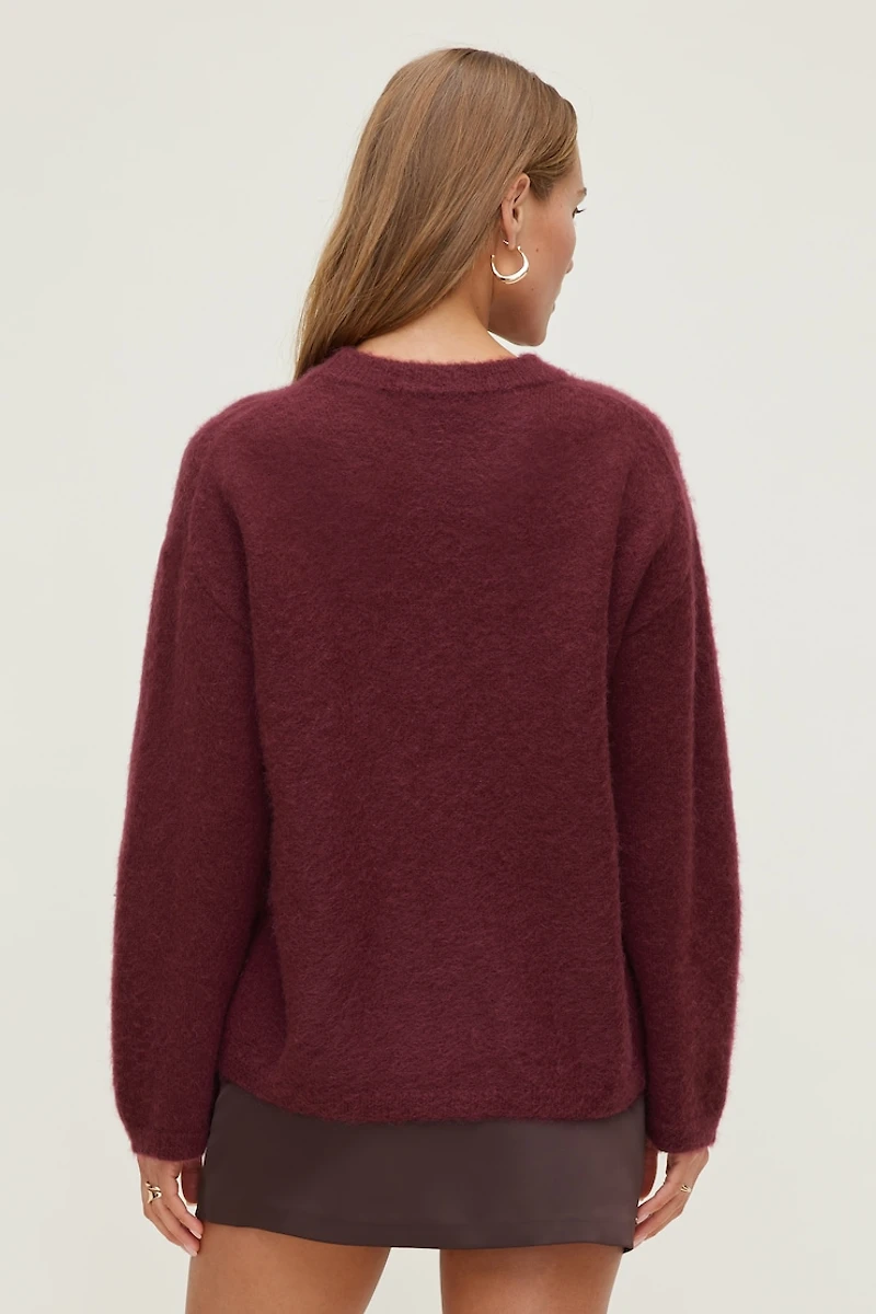 Premium Mohair Wide Sleeve Sweater