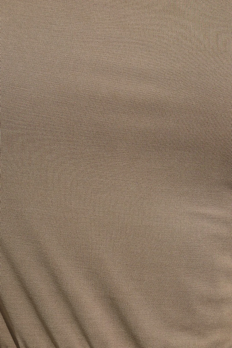 Haut à bande de taille et épaules dégagées