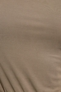 Haut à bande de taille et épaules dégagées