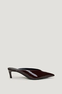 SCHUTZ | Loren Patent Heeled Mules