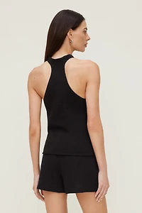 Camisole en tricot à col montant