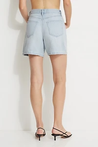Short en denim A taille haute et coupe Charlie
