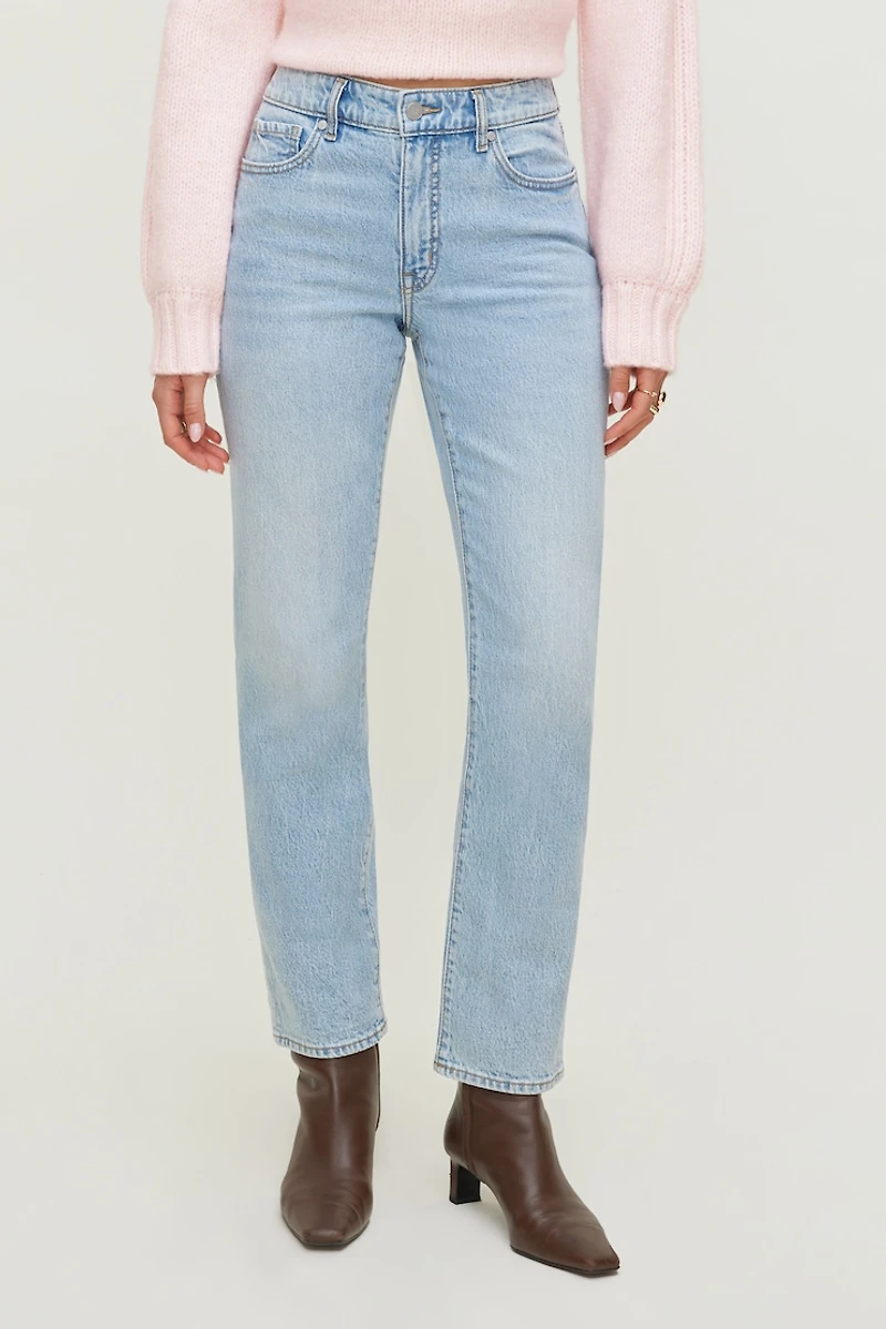 Frenchie High Rise Slim Leg Jeans