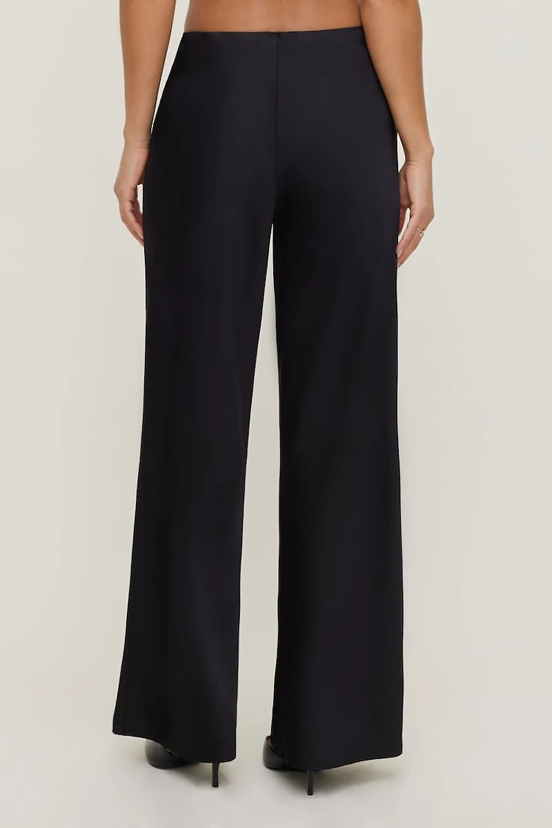 Izzy Wide Leg Satin Pants