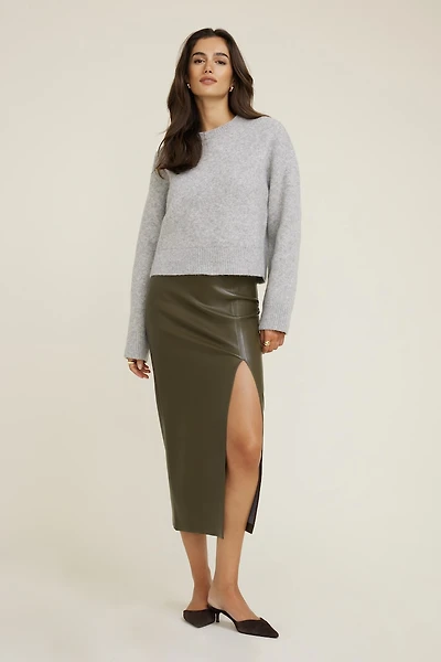 Jane Boxy Crewneck Sweater