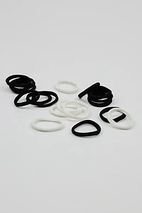 Pack of 18 Seamless Hair Elastics